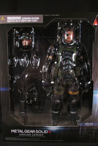 Figura Play Arts Kai - Metal Gear Solid V: Ground Zeroes "Snake" 27,5cm.