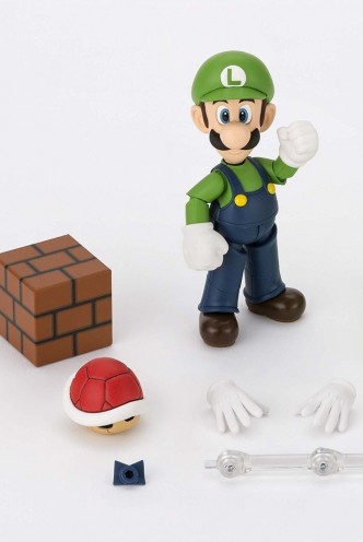 Figura S.H. Figuarts - Super Mario "Luigi" 11cm.