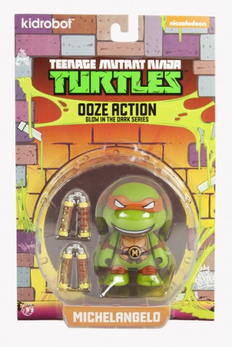 Figure - TMNT Ooze Action Series Michelangelo 3"