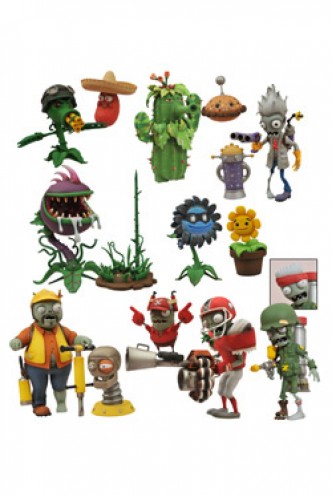 Plants vs. Zombies: Garden Warfare All-Star Zombie vs. Shadow Flower Action Figure 2-Pack 