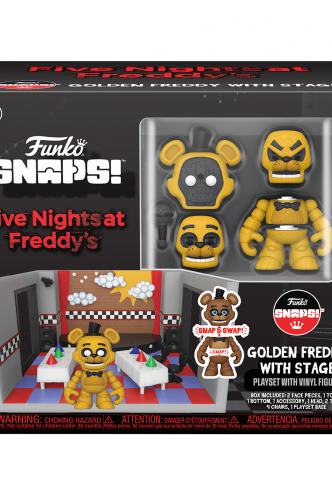 Funko Snaps! Figura articulada - Five Nights at Freddy's: Play Set Stage w/Freddy (GD)