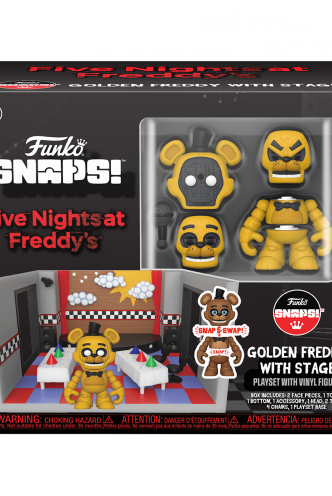 Funko Snaps! Articulated Figure - Five Nights at Freddy's: Play Set Stage w/Freddy (GD)