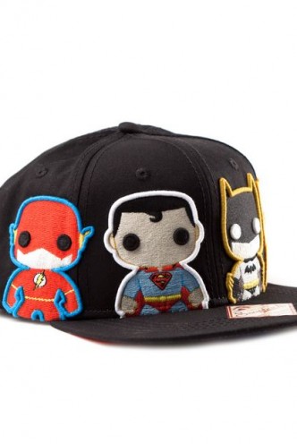 Gorra POP! DC - Batman, Joker, Superman y Flash