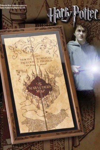 Marauder's Map Display Case - Harry Potter