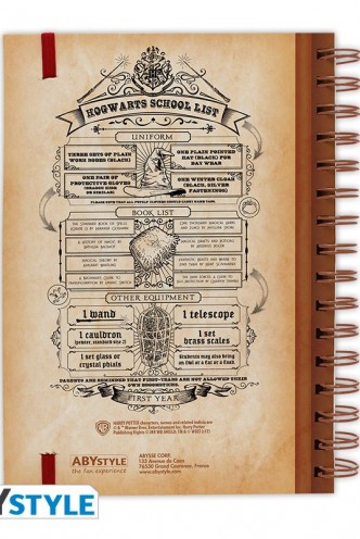 HARRY POTTER - Notebook "Hogwarts School"