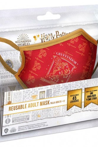 Harry Potter - Mascarilla  Gryffindor 