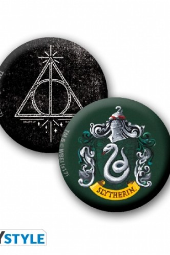 Harry Potter - Mug + Keychain + Pin Badges Set