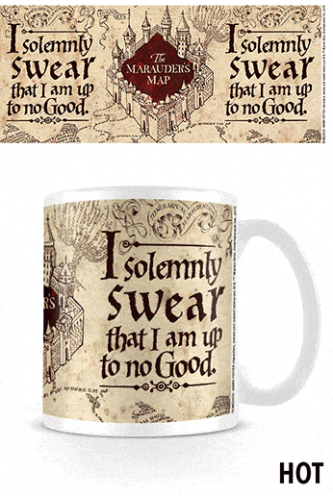 Harry Potter - Taza sensitiva al calor Marauder's Map