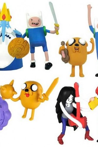 Hora de Aventuras Wave 1 Bultos y Jake Minifigura 