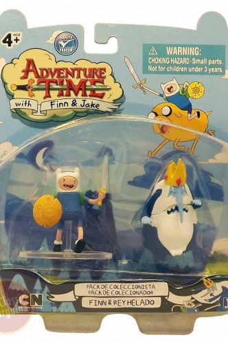 Adventure Time Wave 1 Finn and Ice King Minifigure