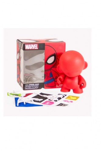 Kidrobot x Marvel Spiderman MUNNY Superhero Toy 4-Inch Artist: You! 