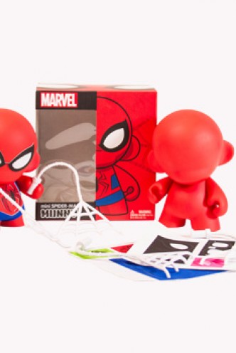 Kidrobot x Marvel Spiderman MUNNY Superhero Toy 7-Inch Artist: You!