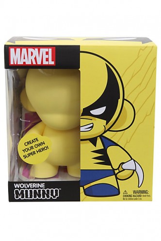Kidrobot x Marvel Wolverine MUNNY Superhero Toy 7-Inch Artist: You! 