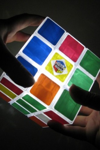 Lámpara - Cubo de Rubik 12cm.