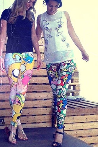 Adventure Time All Over Print Legging Mod.2