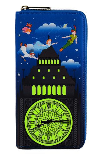 Loungefly - Disney Peter Pan Glow Clock Wallet
