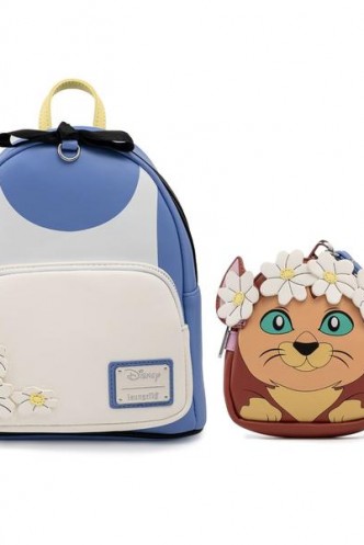 Loungefly -Disney - Alice in Wonderland Mini Backpack with Diana Wristlet