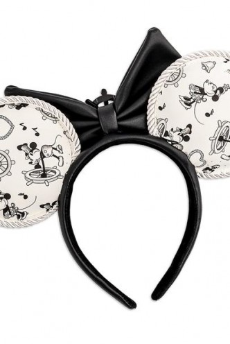 Loungefly - Disney: Steamboat Willie - Diadema Bow Rope Piping 