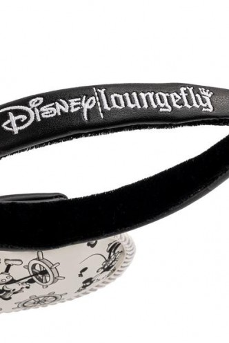 Loungefly - Disney: Steamboat Willie - Diadema Bow Rope Piping 