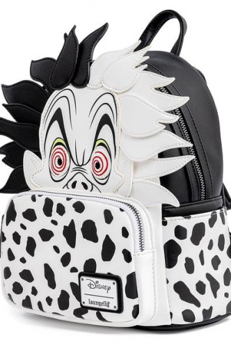 Loungefly - Disney Villains -  Cruella de Vil Dalmation Spots Mini Backpack