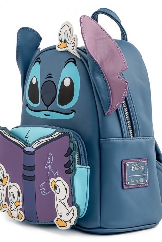 Loungefly - Lilo & Stitch - Mini Mochila Stitch Story Time Duckies