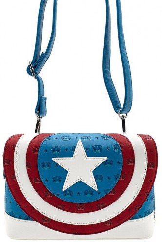 Loungefly - Marvel - Capitán América Bolso Bandolera