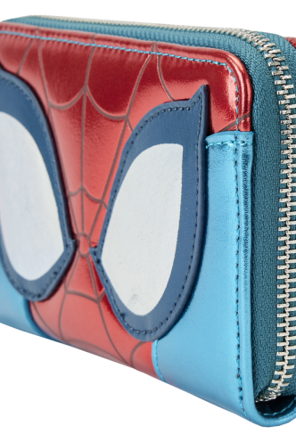 Loungefly - Marvel - Cartera Shine Spiderman Cosplay Zip