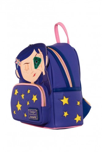 Loungefly - Coraline:  Laika Coraline Stars Mini Backpack