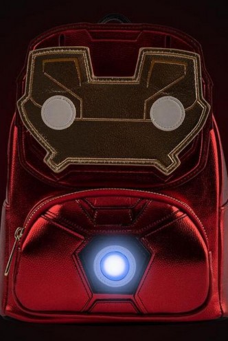 Loungefly - Mini Mochila Marvel I Am Iron Man Light Up