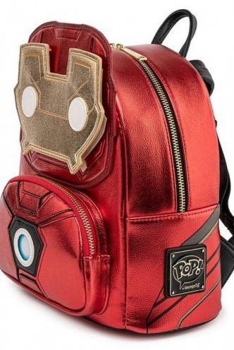 Loungefly - Mini Mochila Marvel I Am Iron Man Light Up