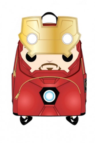 Loungefly - Mini Mochila Marvel I Am Iron Man Light Up