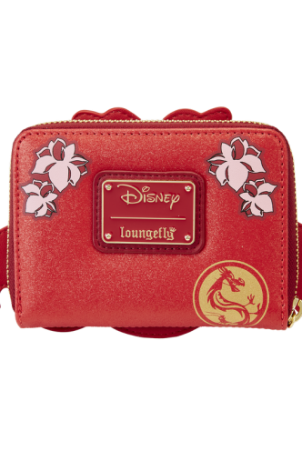 Loungefly - Mulan 25th Anniversary - Mushu Glitter Cosplay Wallet Zip