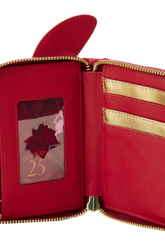 Loungefly - Mulan 25th Anniversary - Mushu Glitter Cosplay Wallet Zip