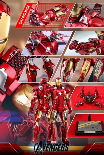 Marvel: Avengers - Figura Diecast Iron Man Mark VII Hot Toys