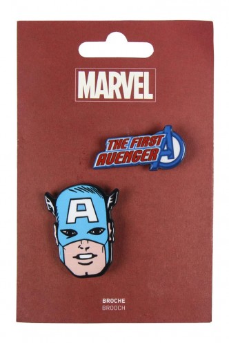 Marvel Captain America Brooch