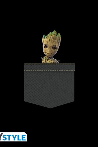 MARVEL - Camiseta "Pocket Groot" hombre