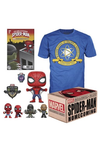 Ahuyentar Monarquía Lima Marvel Pack - Collector Corps Box Spider-Man Homecoming | Universo Funko,  Planeta de cómics/mangas, juegos de mesa y el coleccionismo.