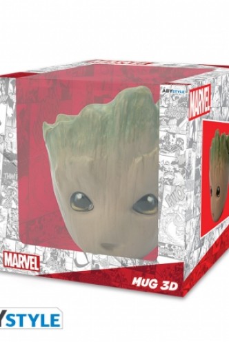 Marvel - Taza 3D Groot Guardianes de la Galaxia 