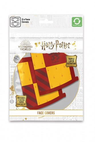 Facial-Mask - Harry Potter Gryffindor x2 Pack