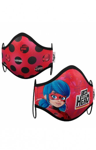 Premium Face Mask - Ladybug Pack x2 (6-9 years)