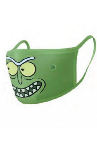 Facial-Mask - Rick & Morty Pickle Rick x2 Pack