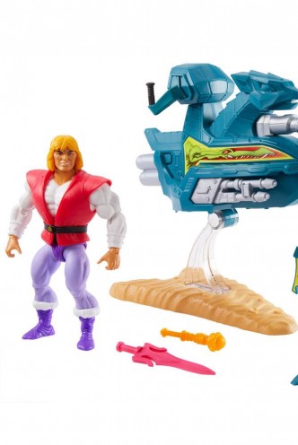 Masters of the Universe - Figura Prince Adam with Sky Sled Origin