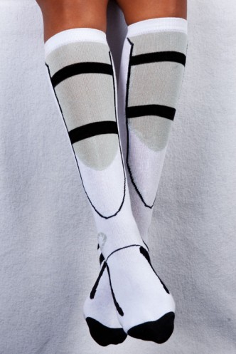 Portal 2 Long Fall Socks