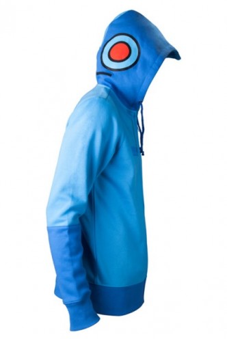 MegaMan Zipped Hooded Sweater Blue Character