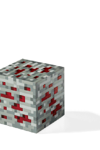 Minecraft Light-up Redstone Ore