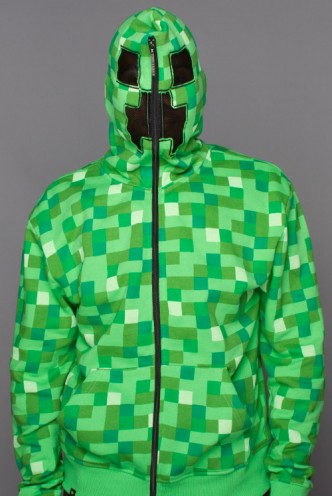 Minecraft Creeper Premium Zip-up Hoodie