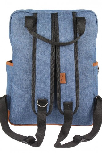 Denim Backpack with handle