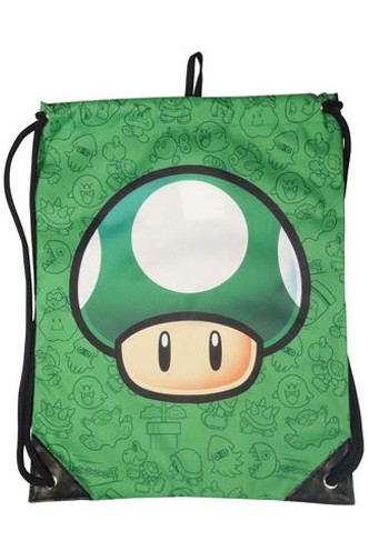 Nintendo - Green, Mushroom full printed