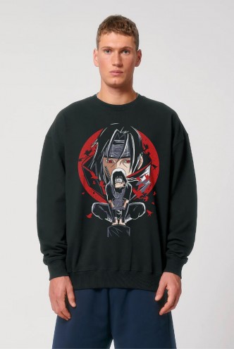 Naruto - Sudadera Oversize Made in Japan Akatsuki Black