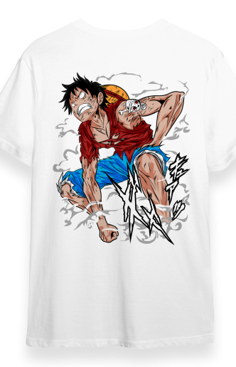 One Piece - Made in Japan Straw Hat Pirate White T-Shirt